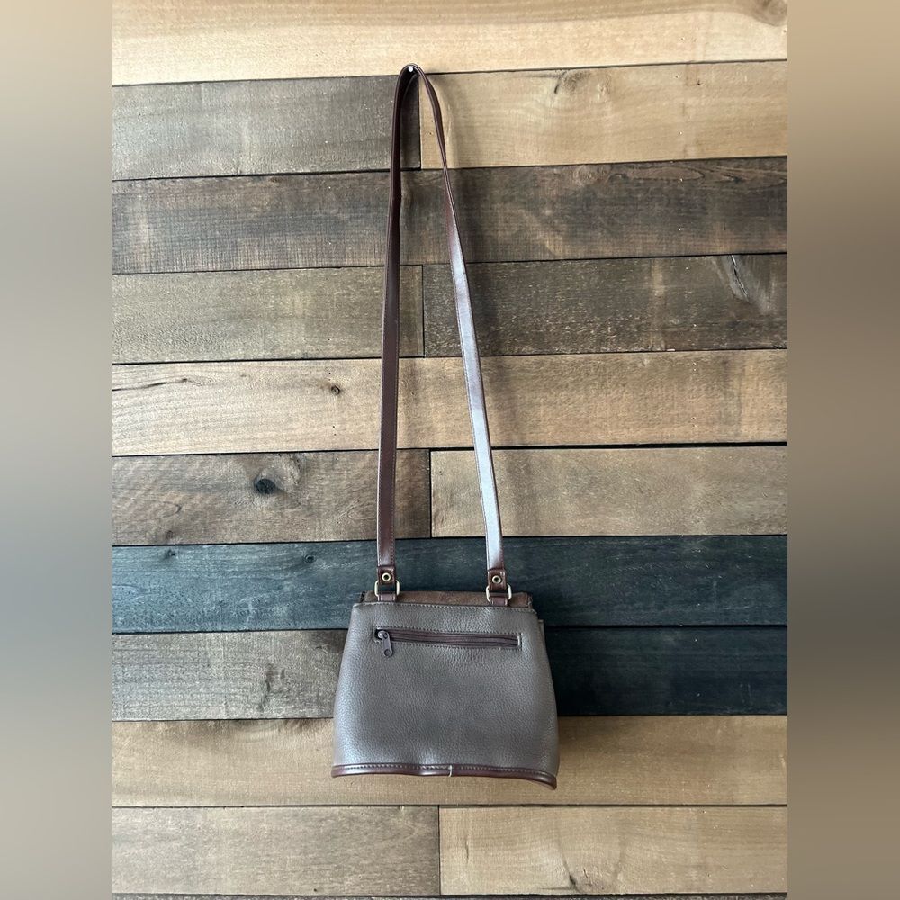 American-vintage Women's Brown and Burgundy Bag - Picture 10 of 11